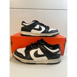 Nike Dunk Low Panda White Black 5.5Y #1380
